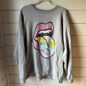 Graphic Lips Sweatshirt